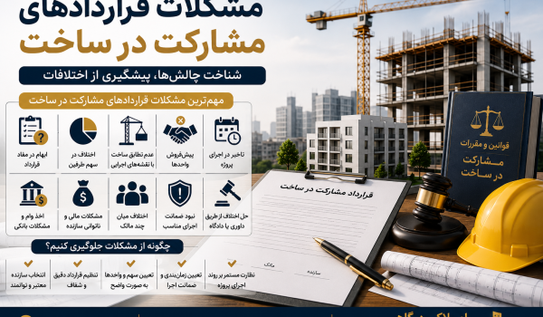 مشکلات قراردادهای مشارکت در ساخت